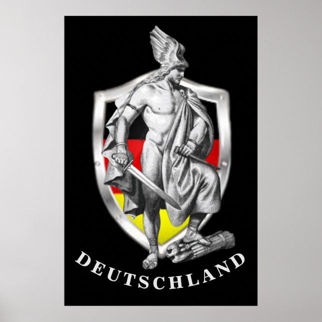 Póster Deutschland Alemania Hermann Arminius Poster (Frente)