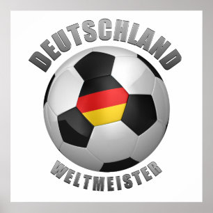 Póster Deutschland Weltmeister