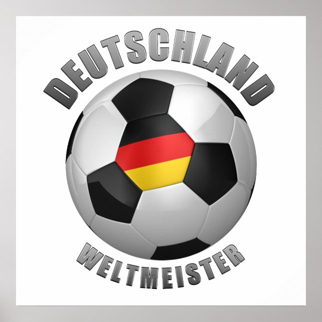 Póster Deutschland Weltmeister (Frente)