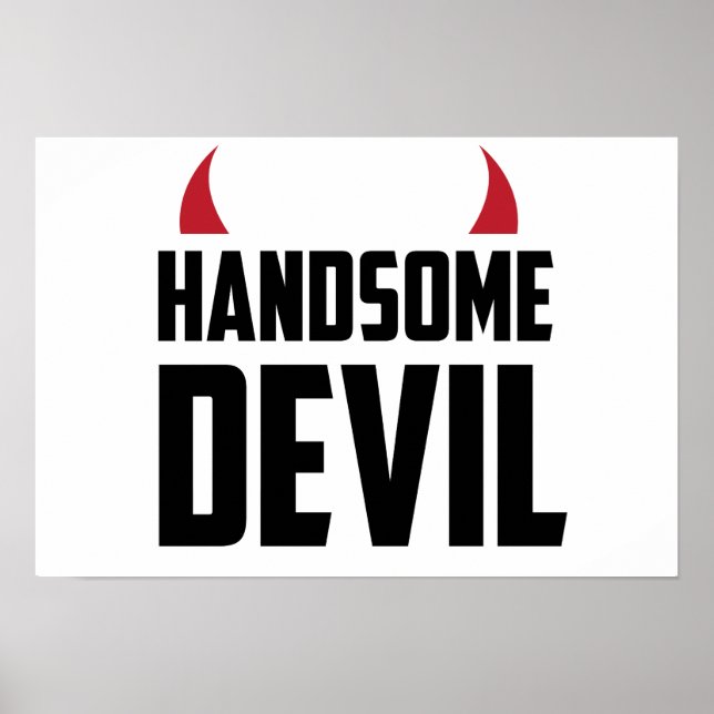 Póster Devil guapo (Frente)