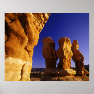 Póster Devils Garden en la Gran Escalera Escalante