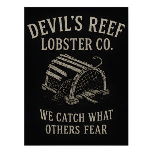 Póster Devil's Reef Lobster - Atraparemos lo que otros te