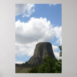 Póster Devils Tower, poster Wyoming
