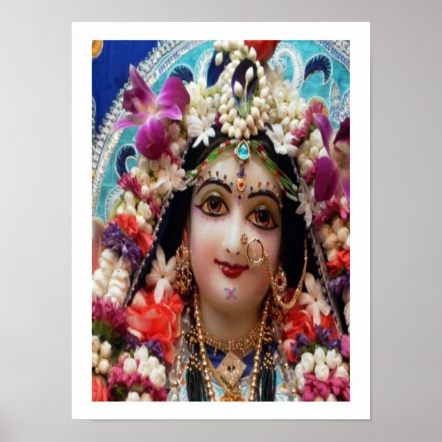 Póster Devoción a Radha Krishna (Frente)