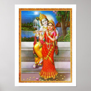 Póster Devoción a Radha Krishna