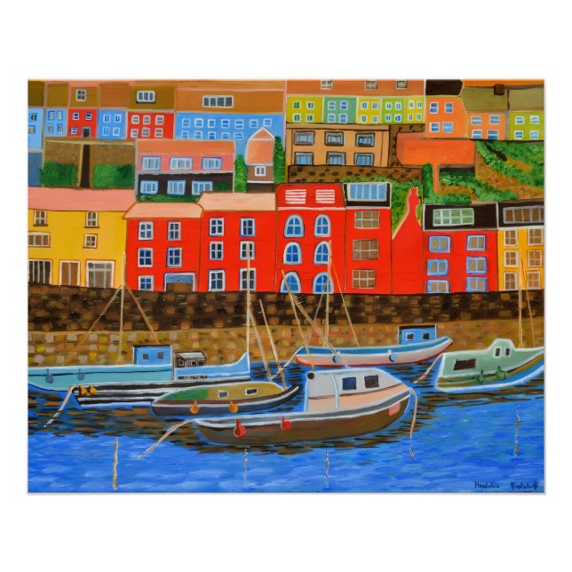 Póster Devon Brixham (Anverso)