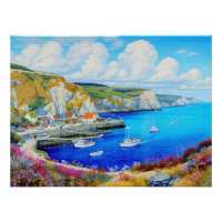 "Devon Harbour Dreamscape" - Un paisaje marino ing