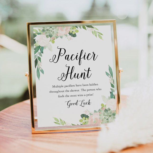Póster DEVON Pacifier Hunt Baby Shower Game Rótulo (Subido por el creador)