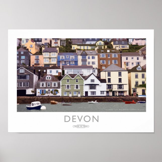 Póster Devon Railway Poster (Frente)