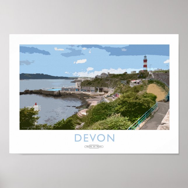 Póster Devon Railway Poster (Frente)