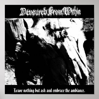 Póster Devorado desde dentro del poster