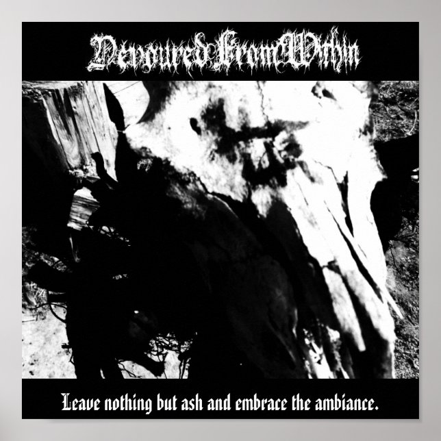 Póster Devorado desde dentro del poster (Frente)