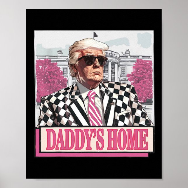 Póster Devuélvanse a EE. UU., papi en casa. (Frente)