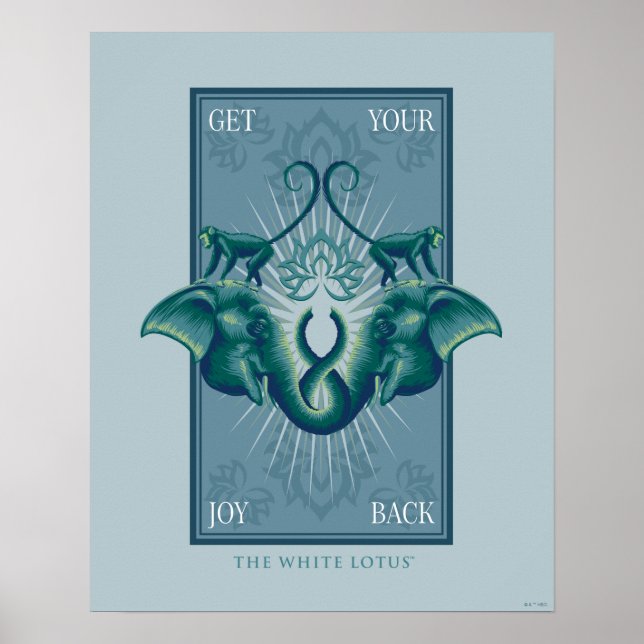 Póster Devuélvate tu alegría - El Lotus blanco (Frente)
