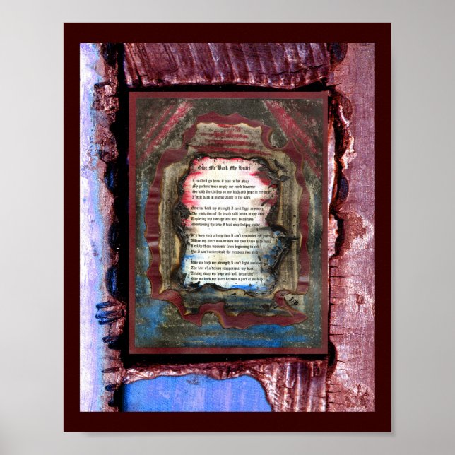 Póster Devuélveme Mi Corazón (Frente)