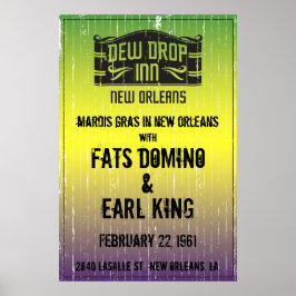 Póster Dew Drop Inn New Orleans Show