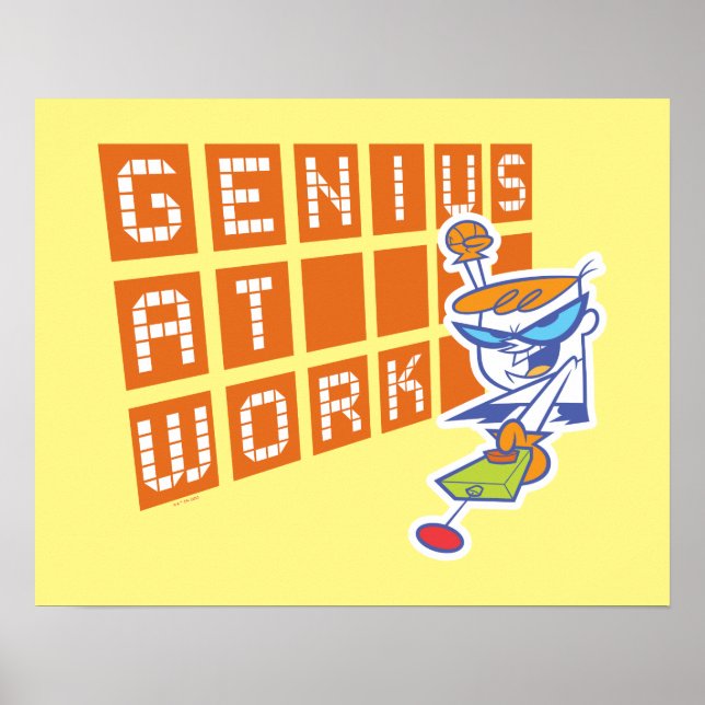 Póster Dexter "Genius In Work" (Frente)