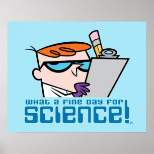 Póster Dexter - ¡Qué Buen Día Para La Ciencia!