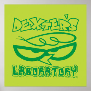 Póster Dexter's Laboratory Face Logo