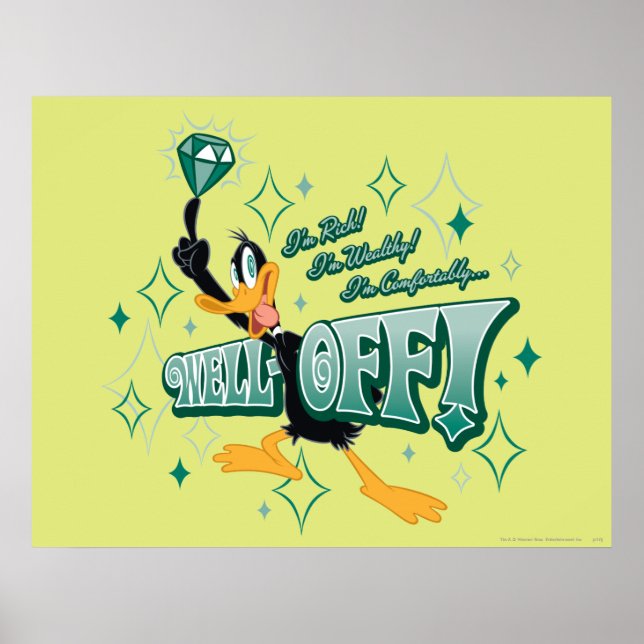 Póster DFY DUCK™ rico y rico (Frente)