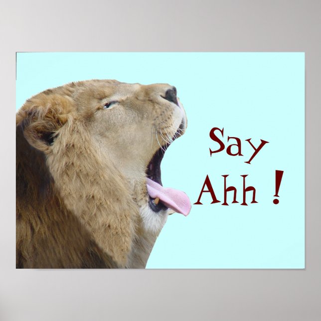 Póster ¡Di Ahh! Poster (Frente)