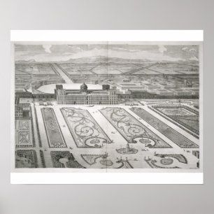 Póster Di Caserta de Palazzo, del 'dei Disegn de