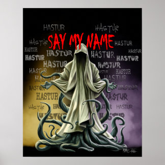 Póster Di mi nombre: Hastur Hastur Hastur