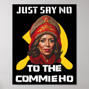 Póster Di No A La Comisión Ho Kamala Harris