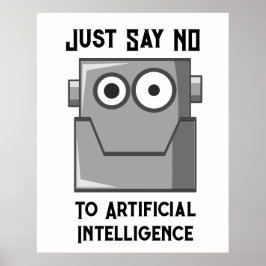 Póster Di No a la Inteligencia Artificial