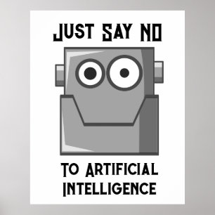 Póster Di No a la Inteligencia Artificial