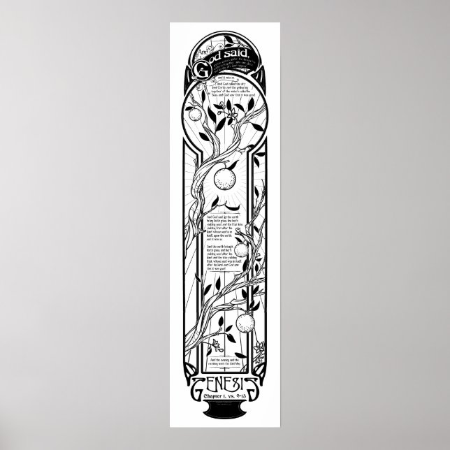 Póster Día 3 de la creación (Frente)