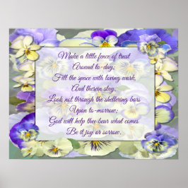 Póster Día a día de la ayuda de Dios