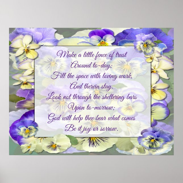 Póster Día a día de la ayuda de Dios (Frente)