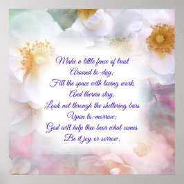 Póster Día a día de la ayuda de Dios