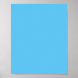 Póster Día cielo azul, medio horneado, jeans azul,