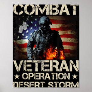 Póster Día Conmemorativo de los Veteranos Día de la Torme