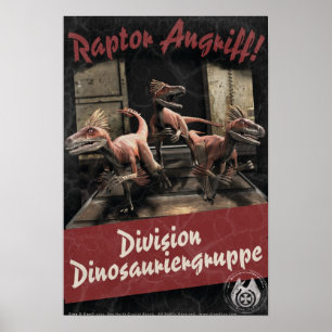 Póster Día D de Dino: Asalto del rapaz