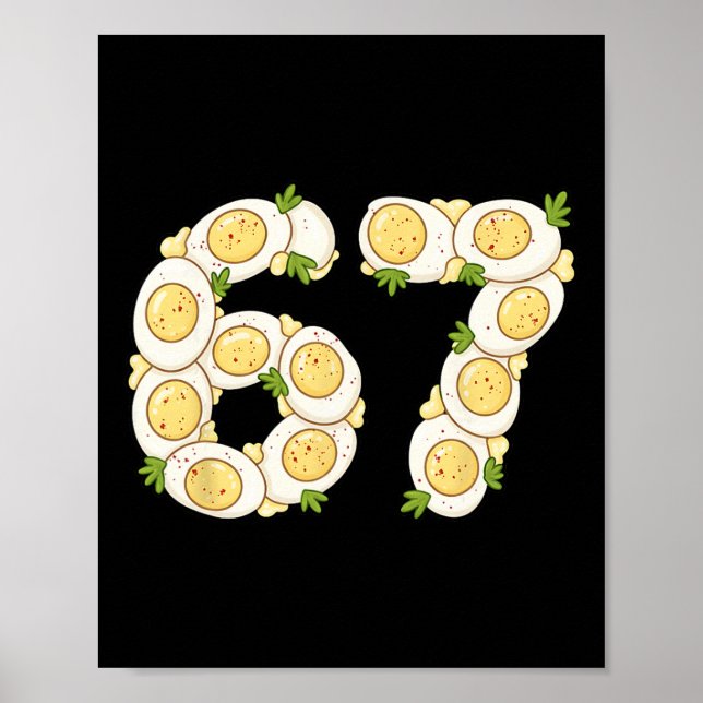 Póster Día de Acción de Gracias 67 Huevos Rellenos Divert (Frente)