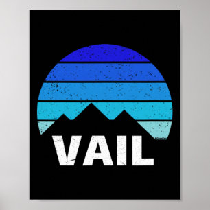 Póster Día de Bluebird en Vail, Colorado