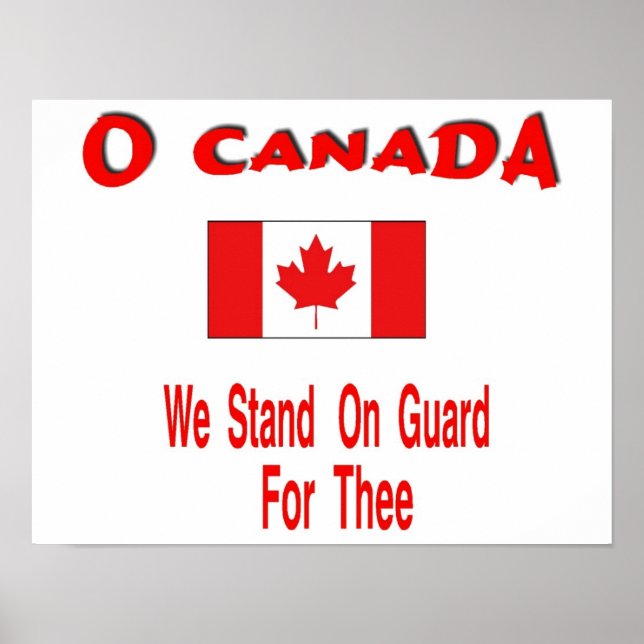 Póster Día de Canadá, Canadá (Frente)
