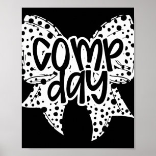 Póster Día de Competición Dalmata Coquette Lazo Día de Co
