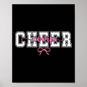 Póster Día de Competición de Porristas Día de la Competen