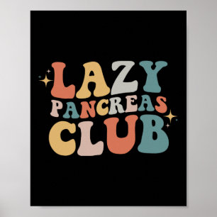 Póster Día de Conciencia sobre la Diabetes Retro del Club