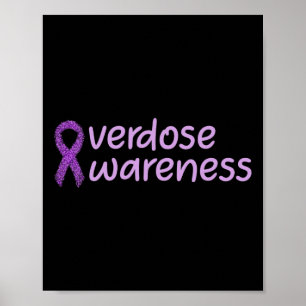 Póster Día de Conciencia sobre la Sobredosis Agosto En Me