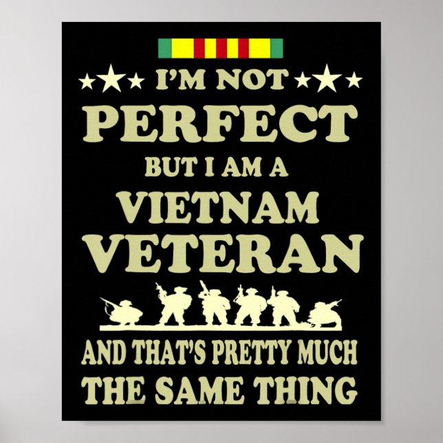 Póster Día de conmemoración regalo de veterano Día del Ve (Frente)