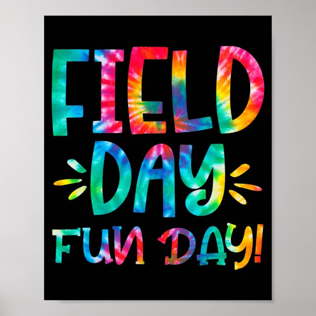 Póster Día de diversión del día de la escuela Día del tin (Frente)