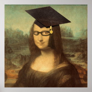 Póster Día de Graduación de Mona Lisa