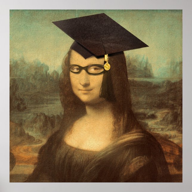 Póster Día de Graduación de Mona Lisa (Frente)