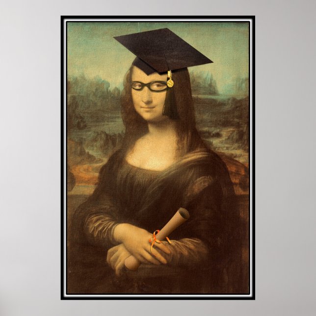 Póster Día de Graduación de Mona Lisa (Frente)