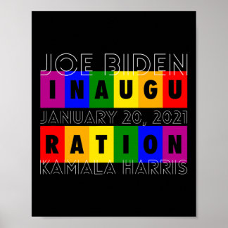 Póster Día de Inauguración de Biden Lgbt